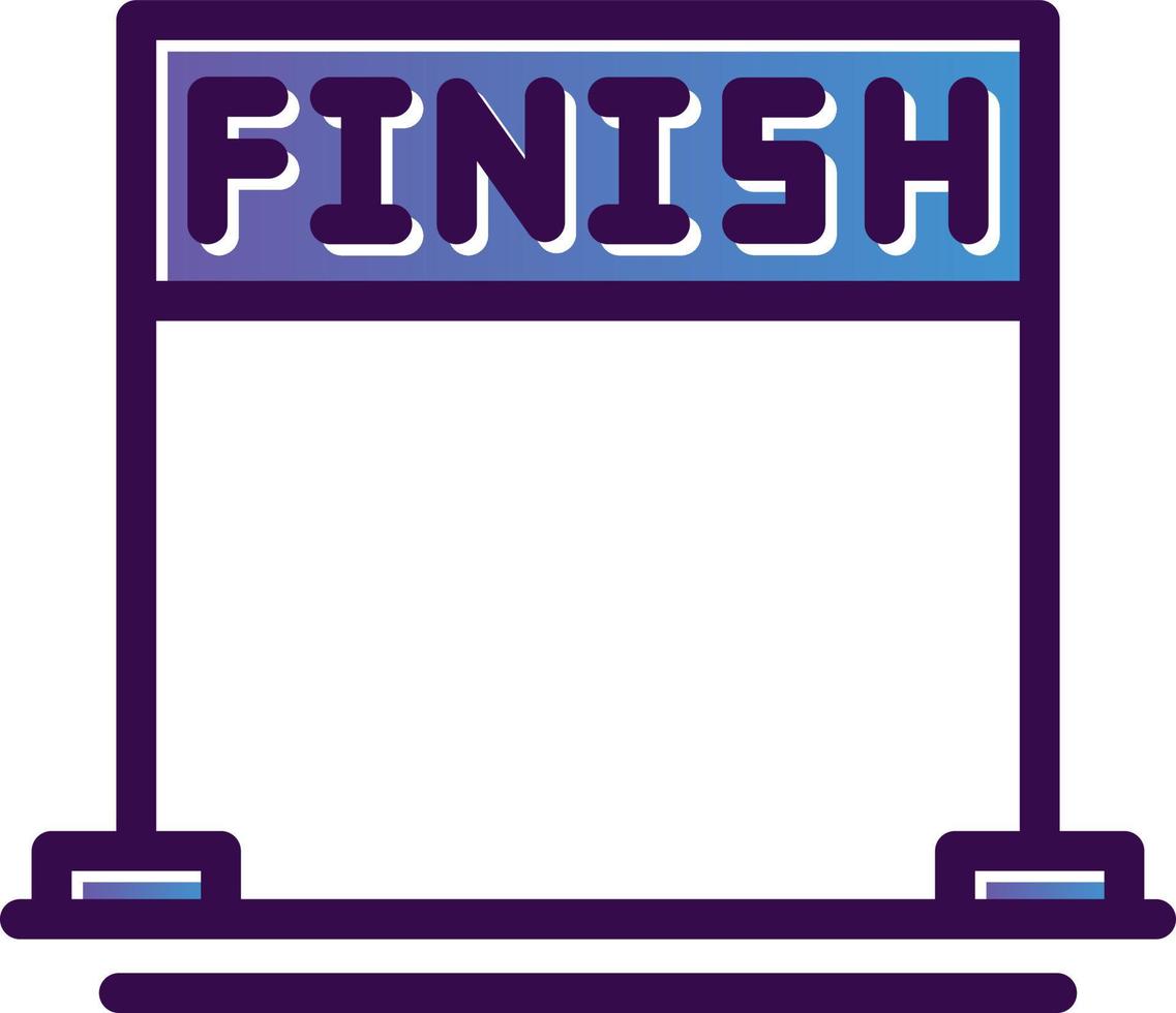 Finish Vector Icon Design