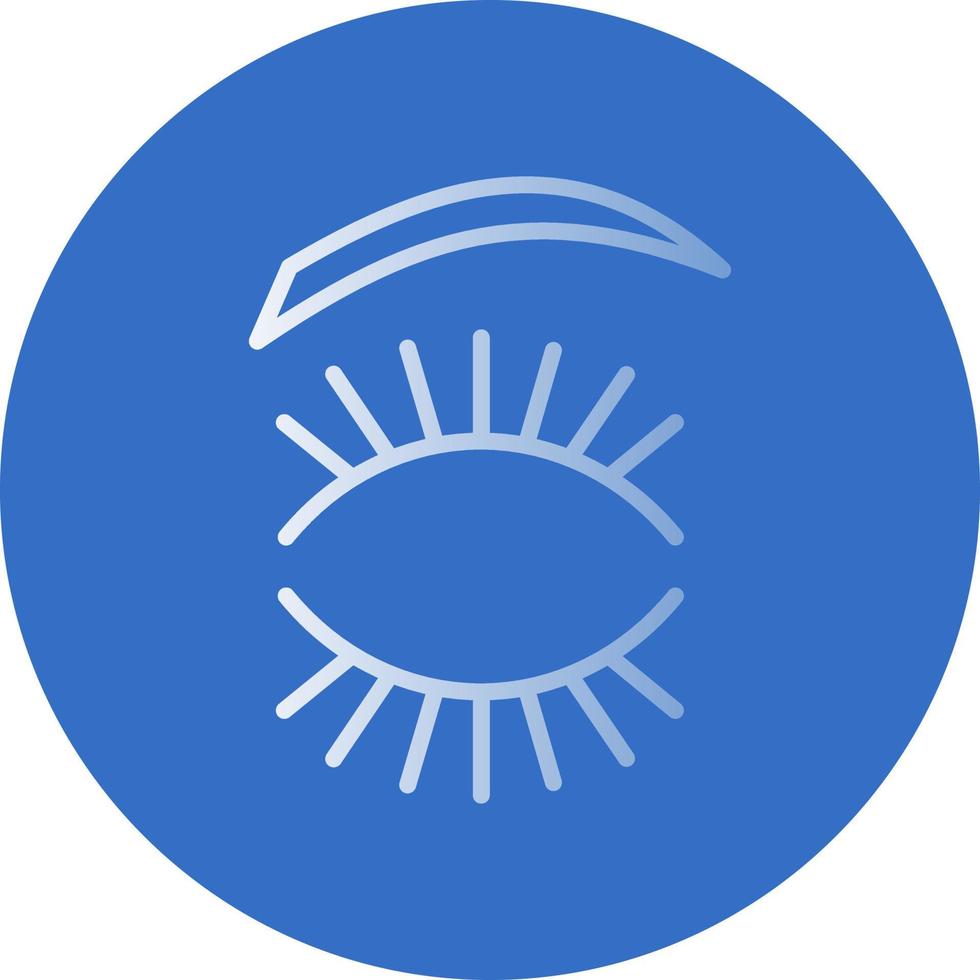 Eyelash Vector Icon Design