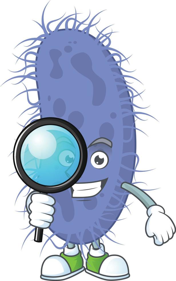 Salmonella typhi Cartoon character vector
