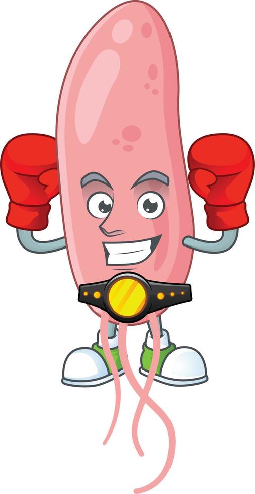 Vibrio cholerae Cartoon character vector