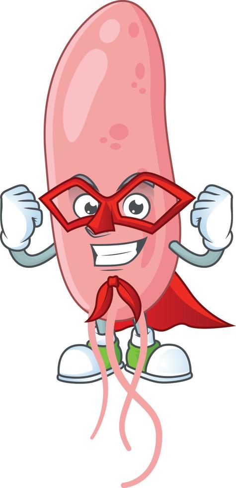 Vibrio cholerae Cartoon character vector