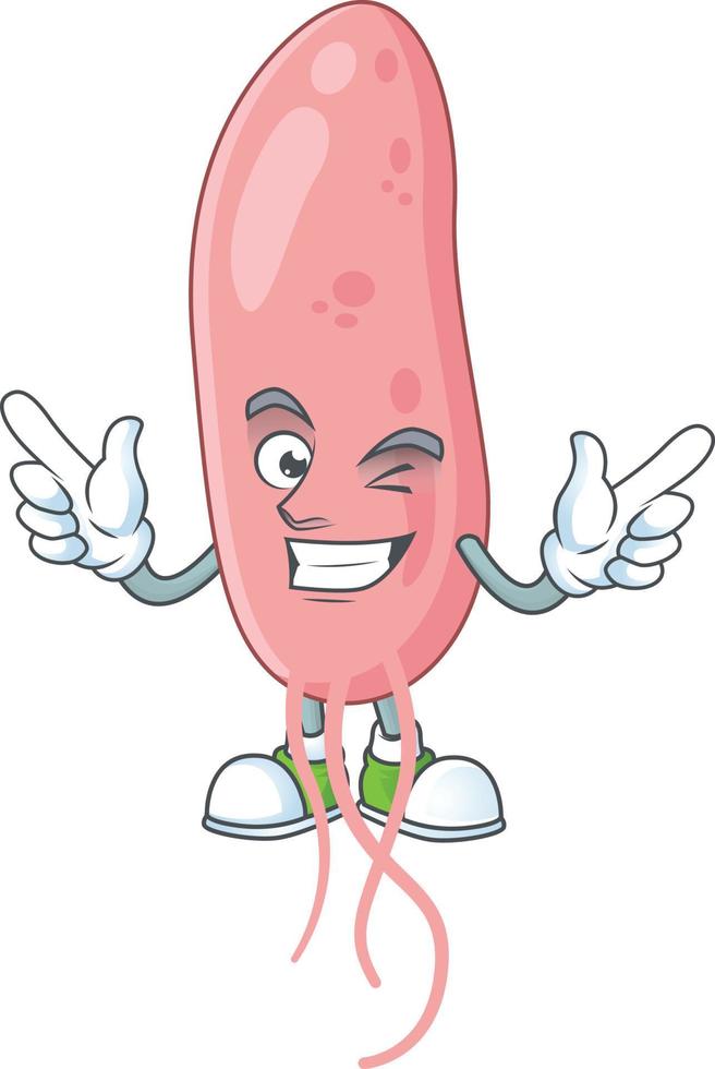 Vibrio cholerae Cartoon character vector