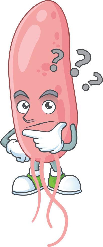 Vibrio cholerae Cartoon character vector