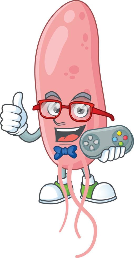 Vibrio cholerae Cartoon character vector