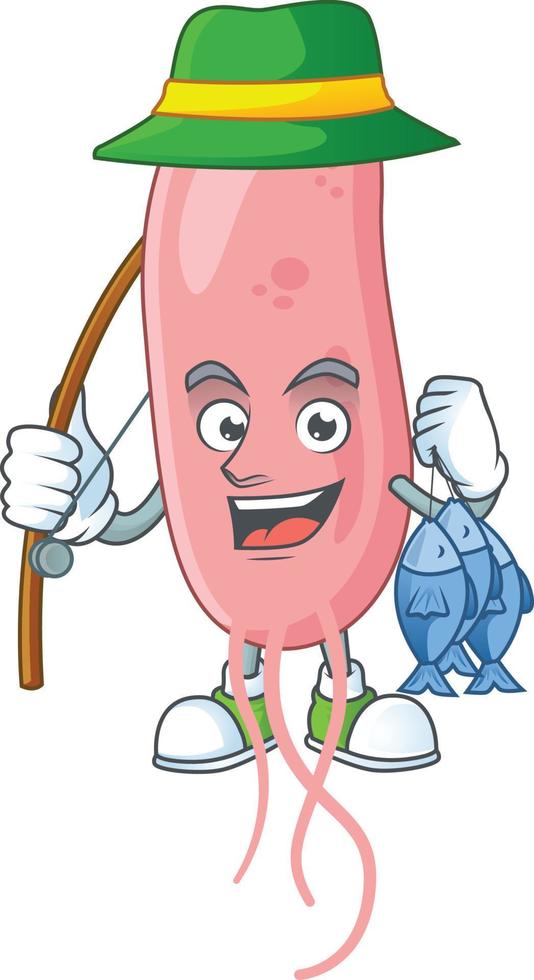 Vibrio cholerae Cartoon character vector