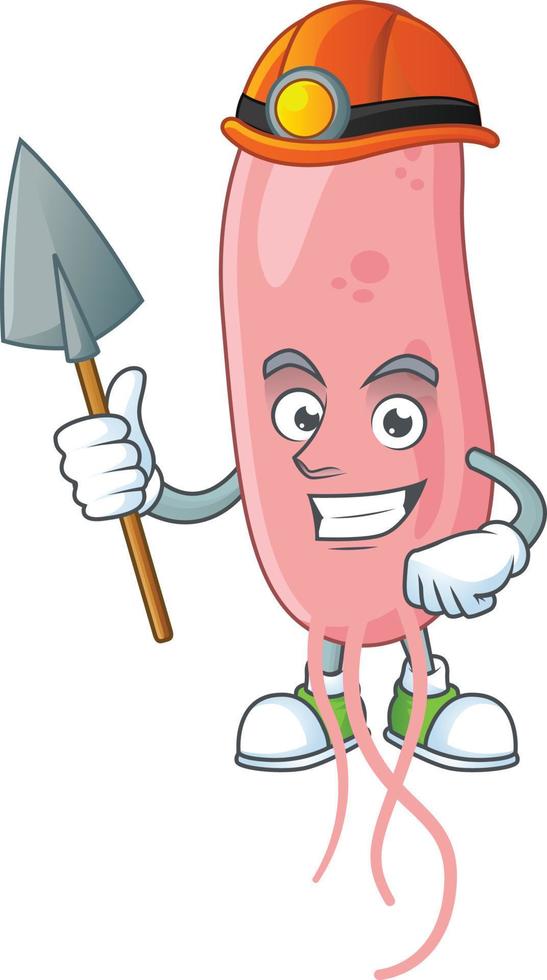 Vibrio cholerae Cartoon character vector