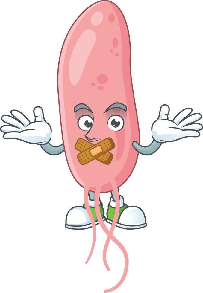 Vibrio cholerae Cartoon character vector