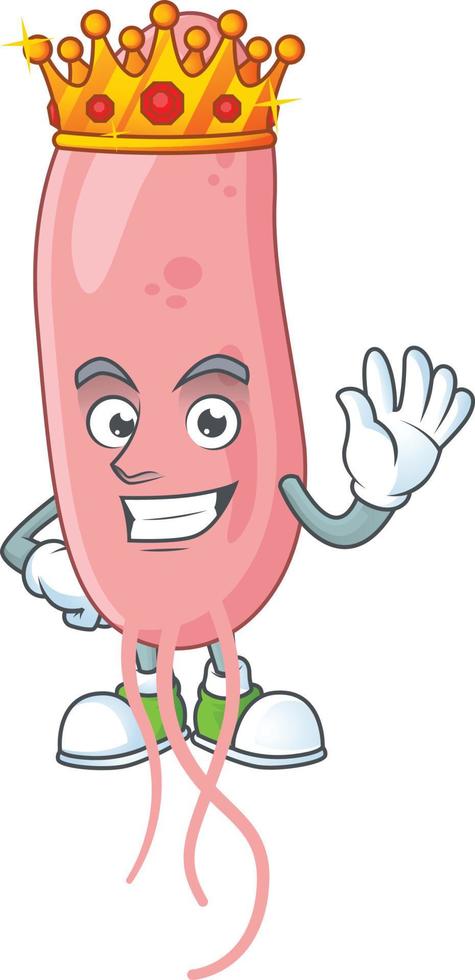 Vibrio cholerae Cartoon character vector