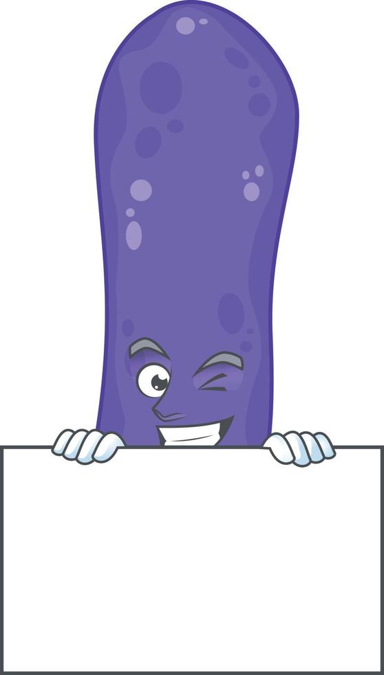 Escherichia coli Cartoon character vector
