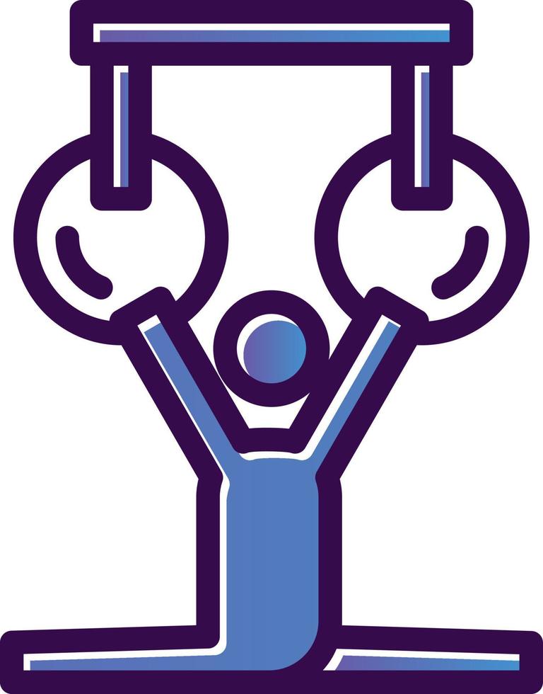 Gymnastics Vector Icon Design