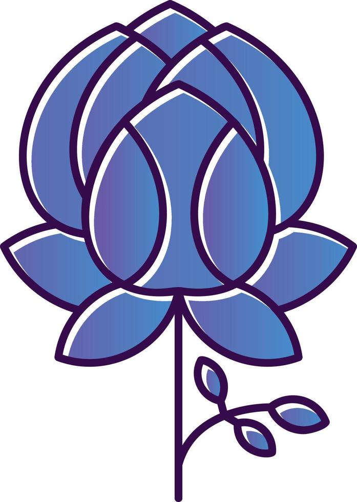 Peony Vector Icon Design