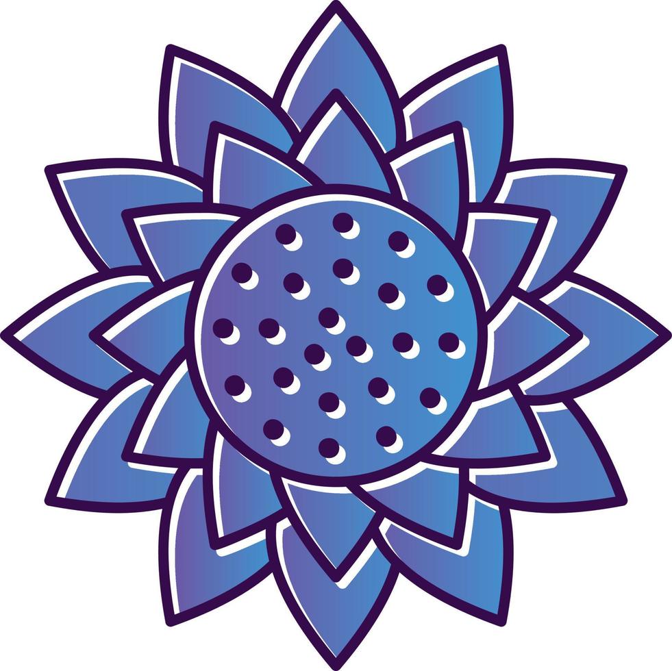Sunflower Vector Icon Design