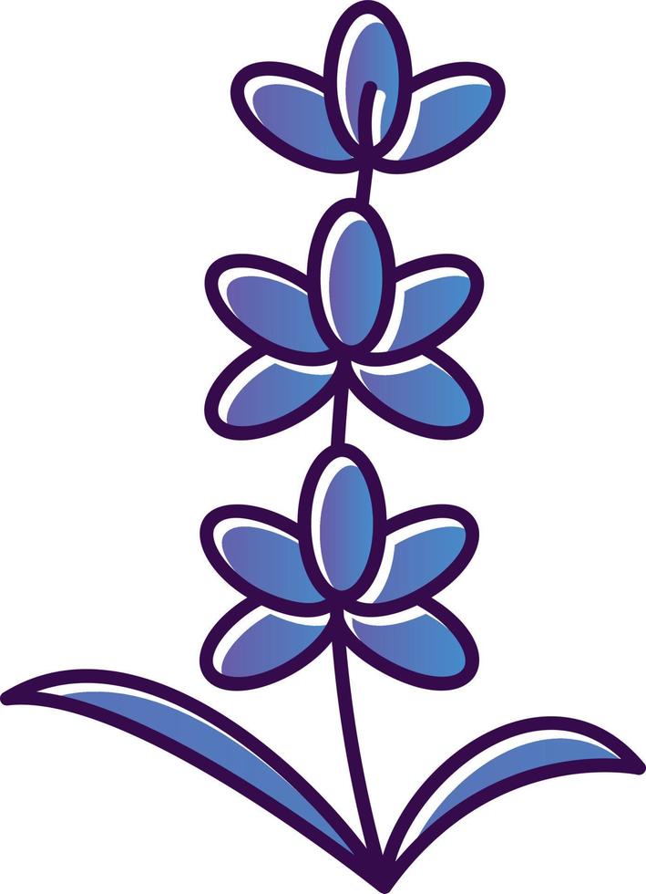 diseño de icono de vector de lavanda