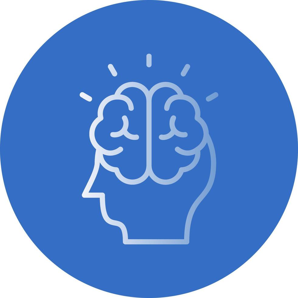 diseño de icono de vector de control mental