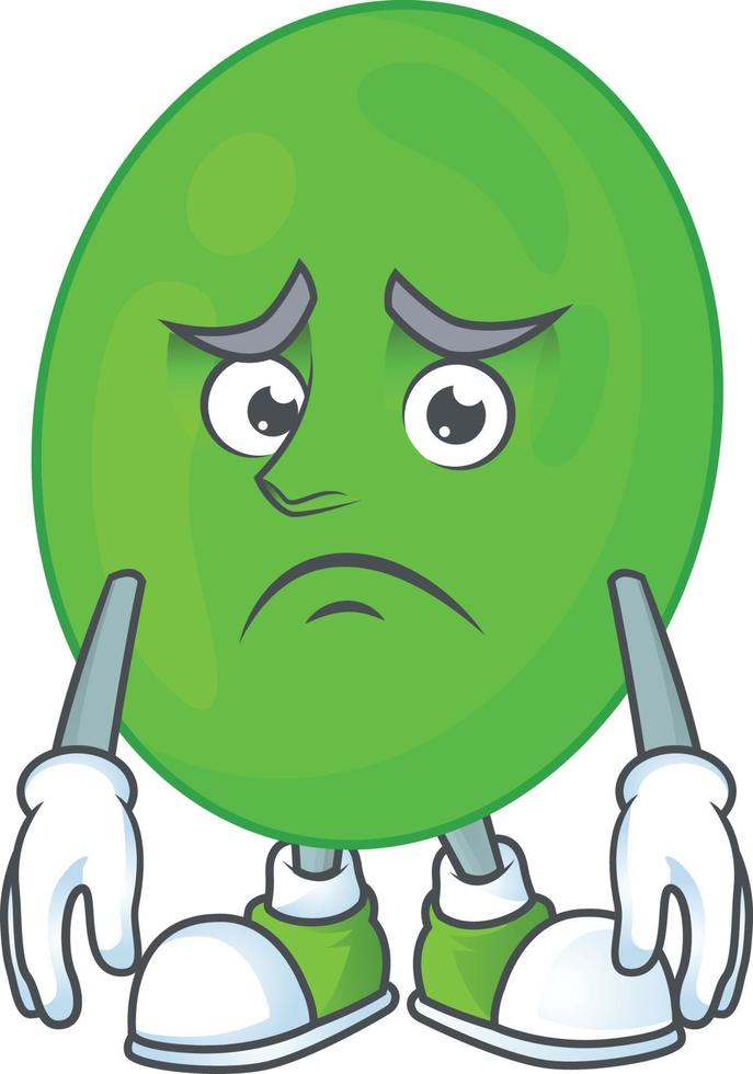 Cartoon character of cocci vector