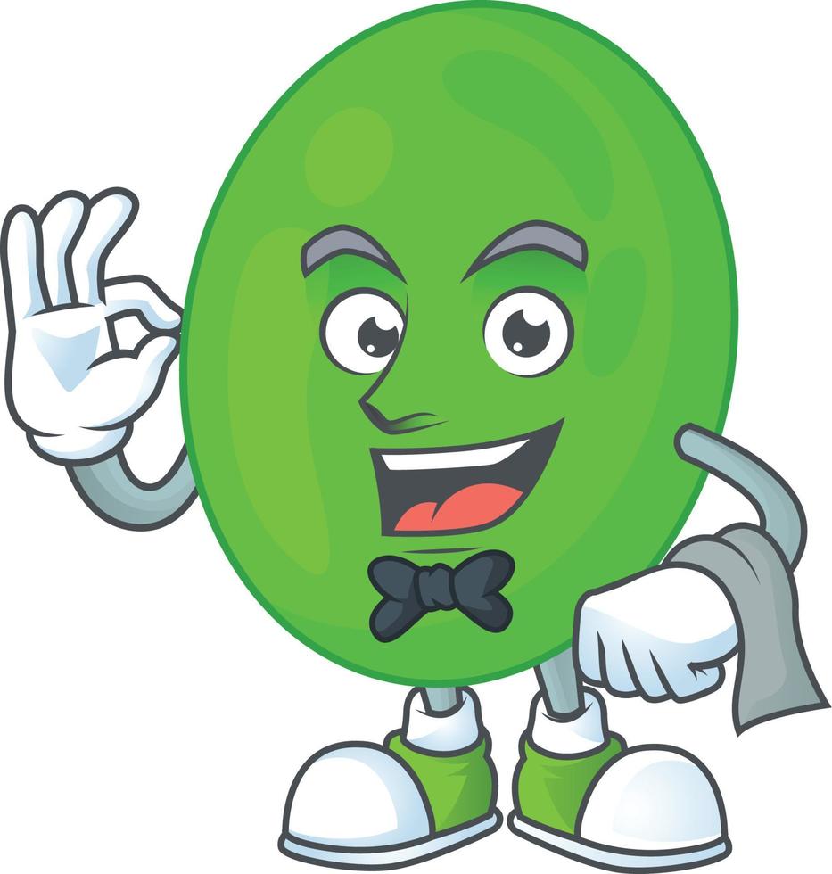 Cartoon character of cocci vector