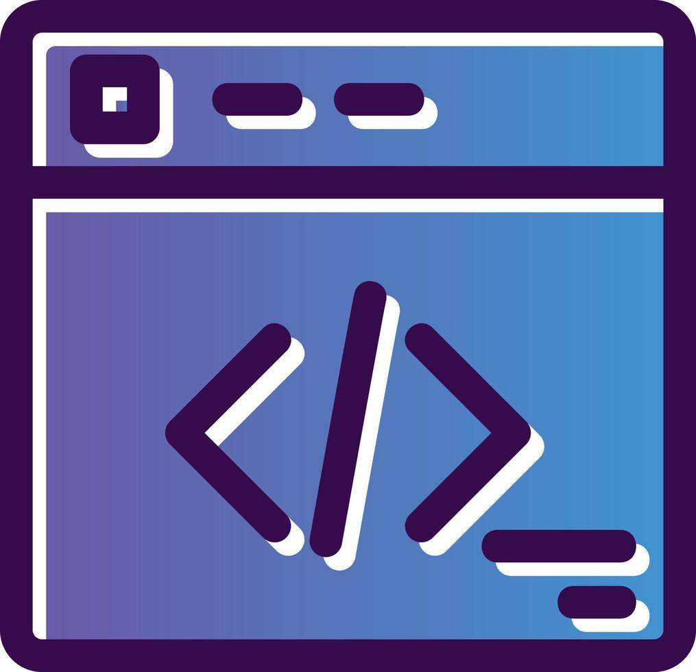 Web Programming Vector Icon Design