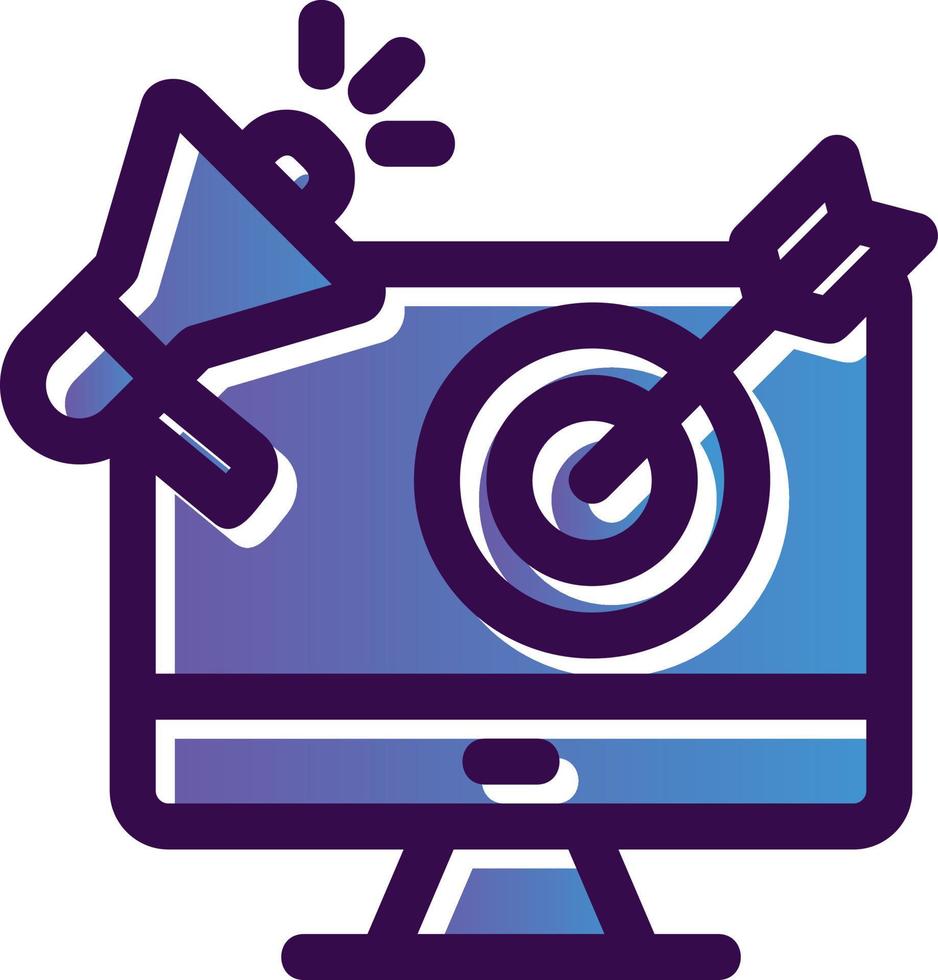 Marketing Goal Vector Icon Design