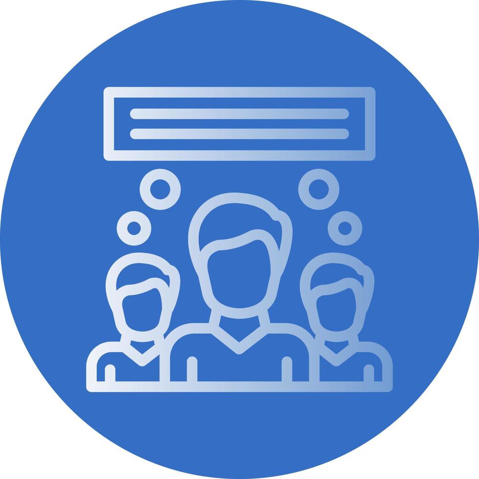 Meeting Vector Icon Design