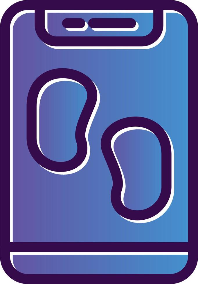 Pedometer Vector Icon Design