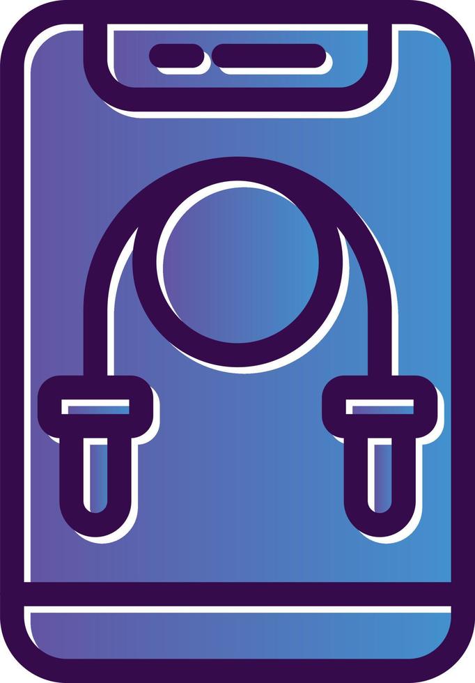 Jumping Rope Vector Icon Design