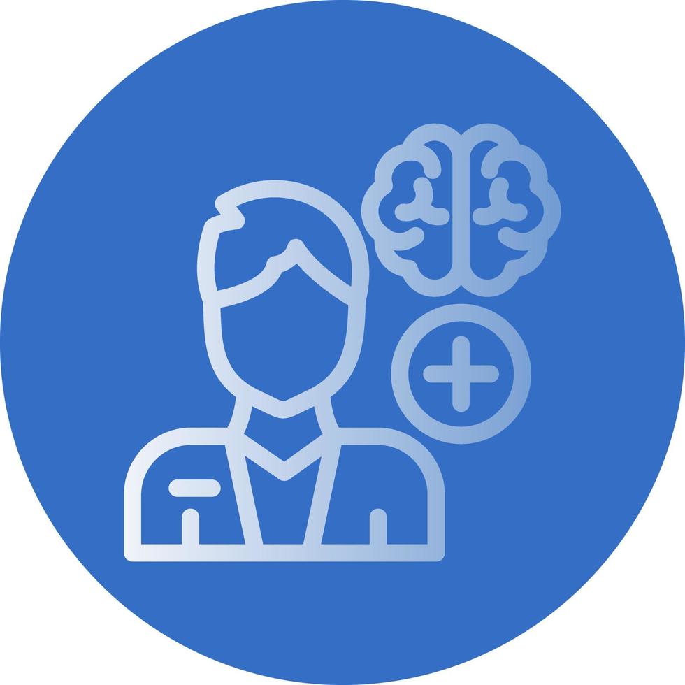 Psychiatrist Vector Icon Design