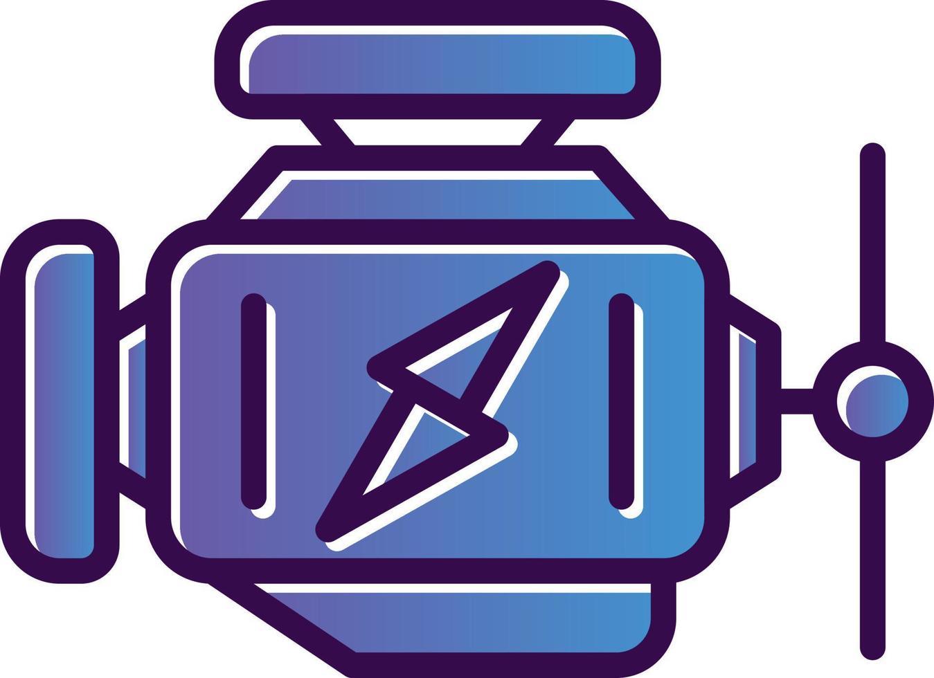Car Engine Vector Icon Design
