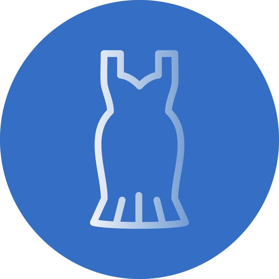 Cocktail Dress Vector Icon Design