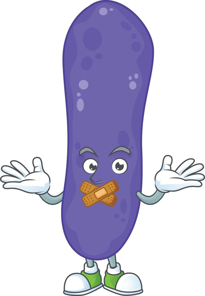 Escherichia coli Cartoon character vector
