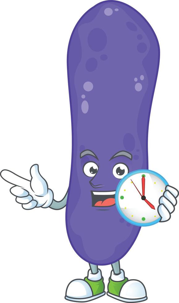 Escherichia coli Cartoon character vector