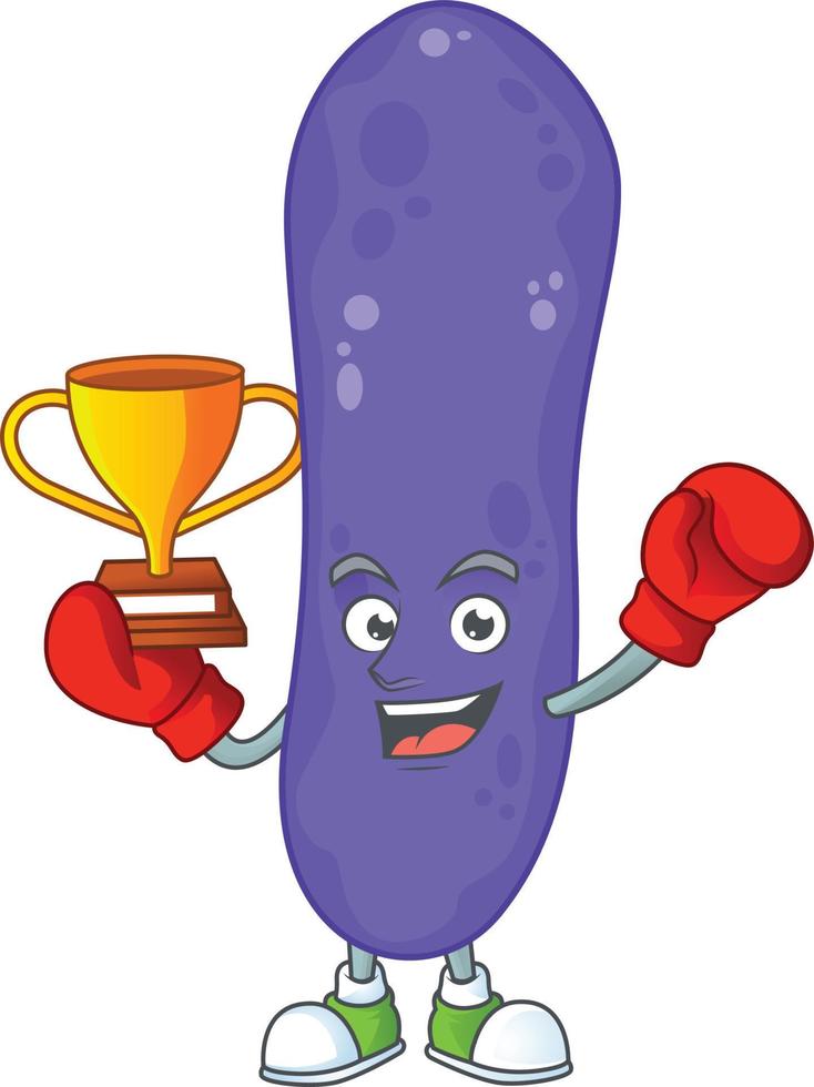 Escherichia coli Cartoon character vector