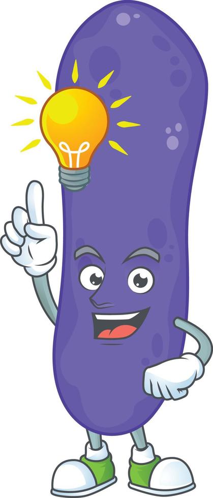 Escherichia coli Cartoon character vector