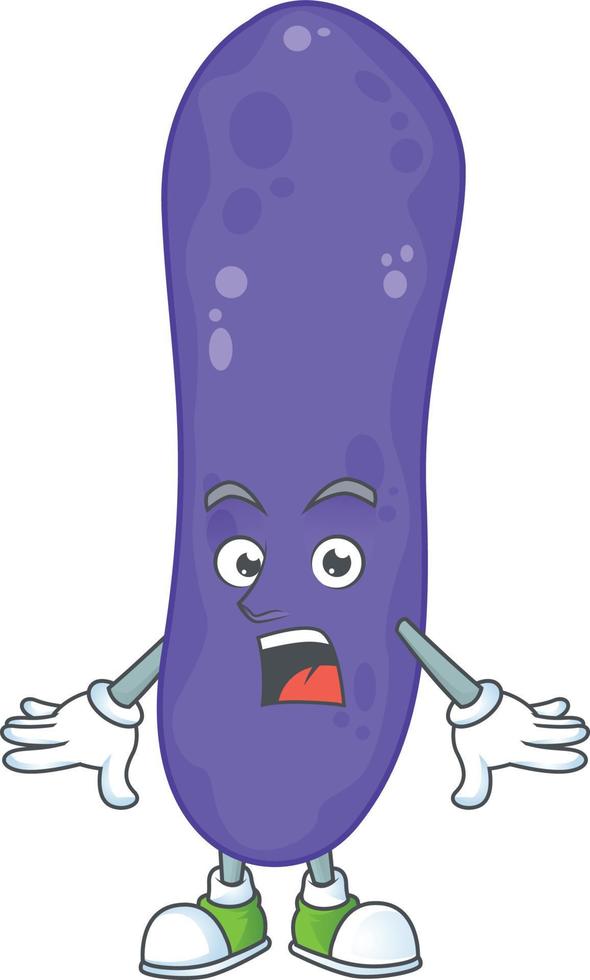 Escherichia coli Cartoon character vector