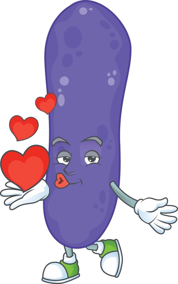 Escherichia coli Cartoon character vector