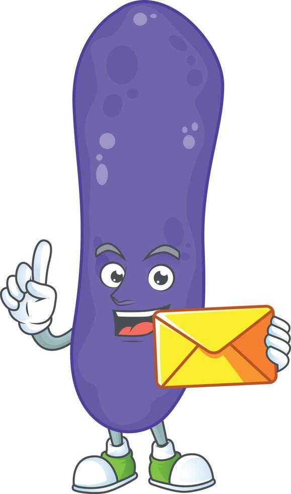 Escherichia coli Cartoon character vector