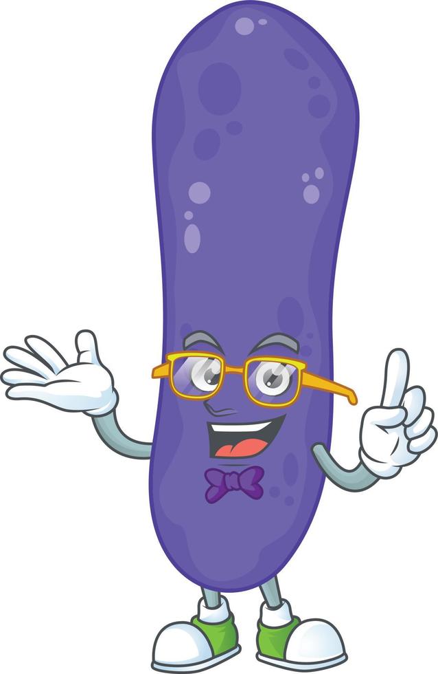 Escherichia coli Cartoon character vector