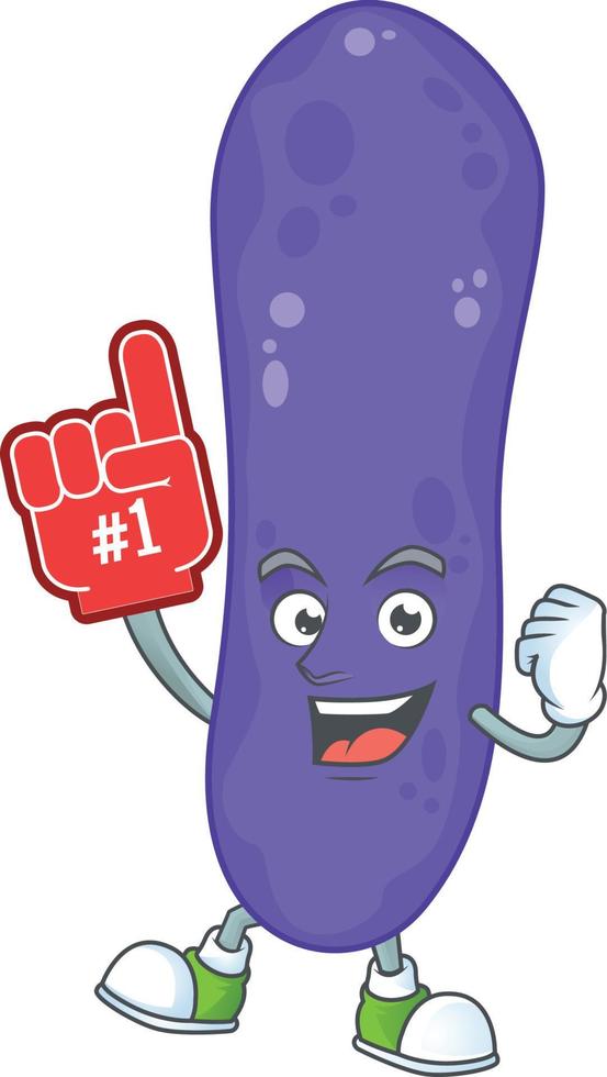 Escherichia coli Cartoon character vector