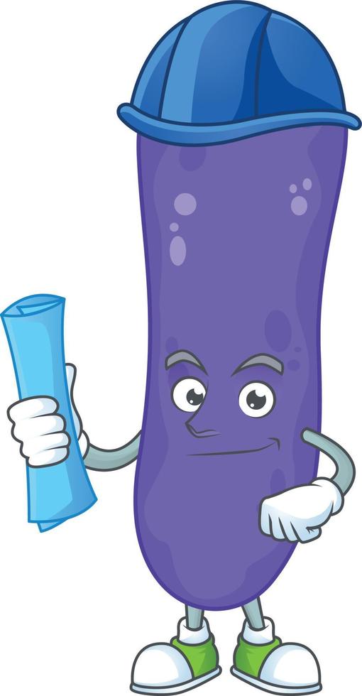 Escherichia coli Cartoon character vector