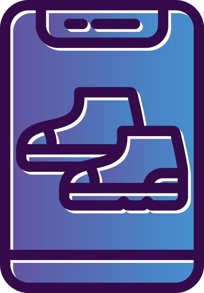 Exercise Shoes Vector Icon Design