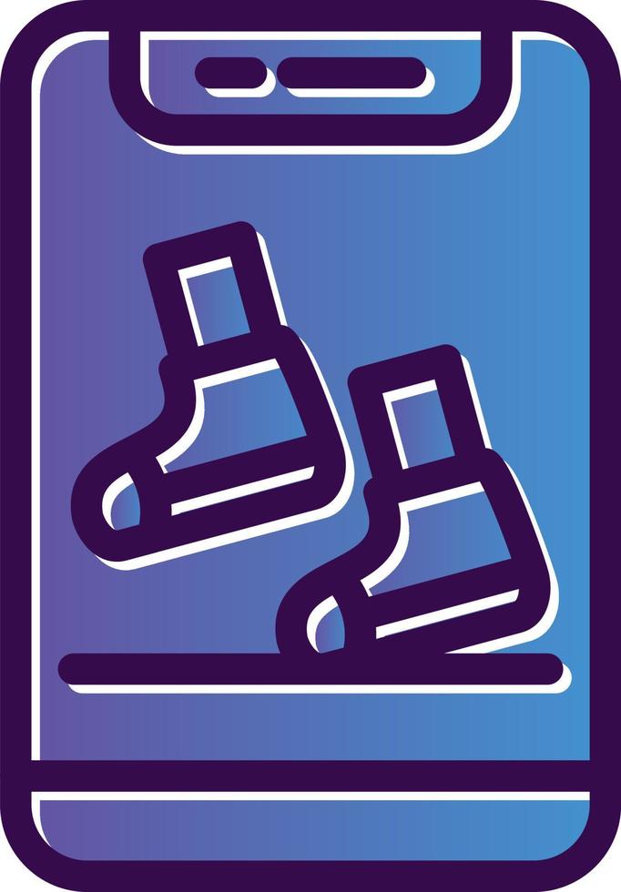 Walking Vector Icon Design