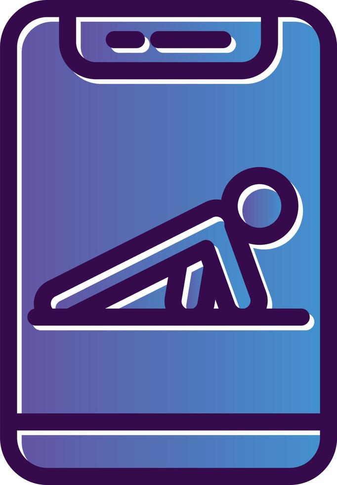 Push Up Vector Icon Design