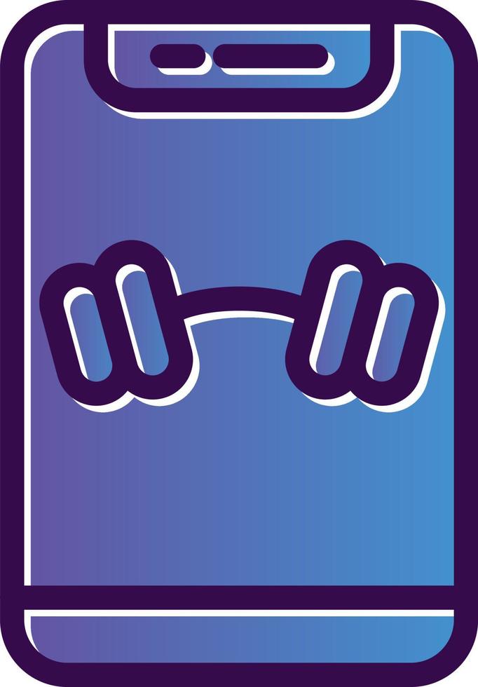 Barbell Vector Icon Design