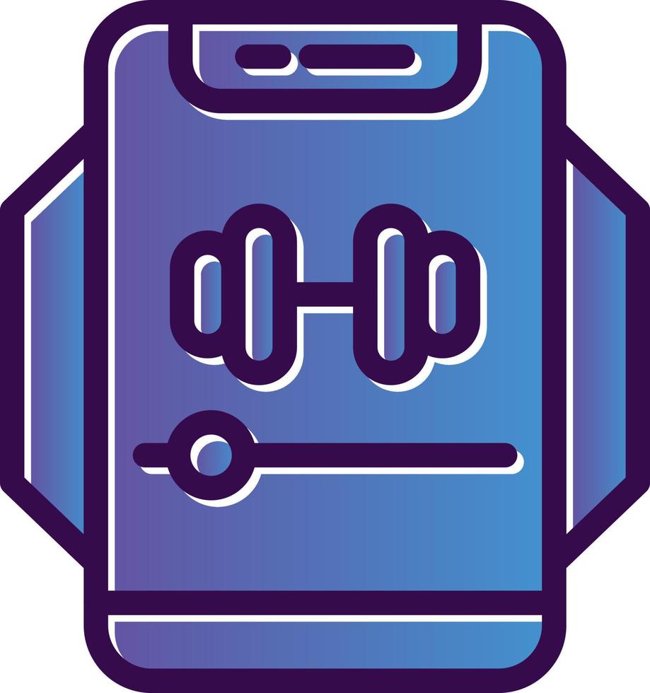 Gym Music Vector Icon Design