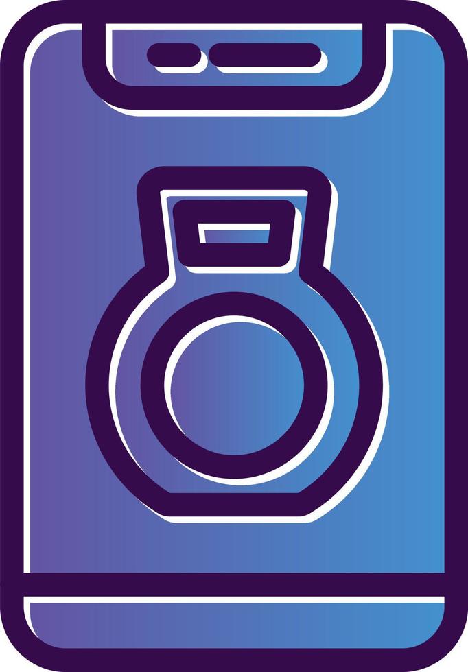 Kettlebell Vector Icon Design