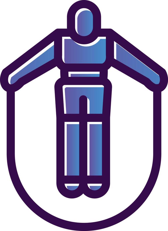 Jumping Jack Vector Icon Design