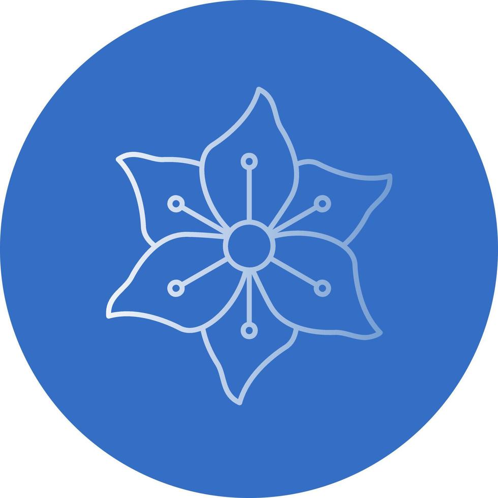 Gladiolus Vector Icon Design
