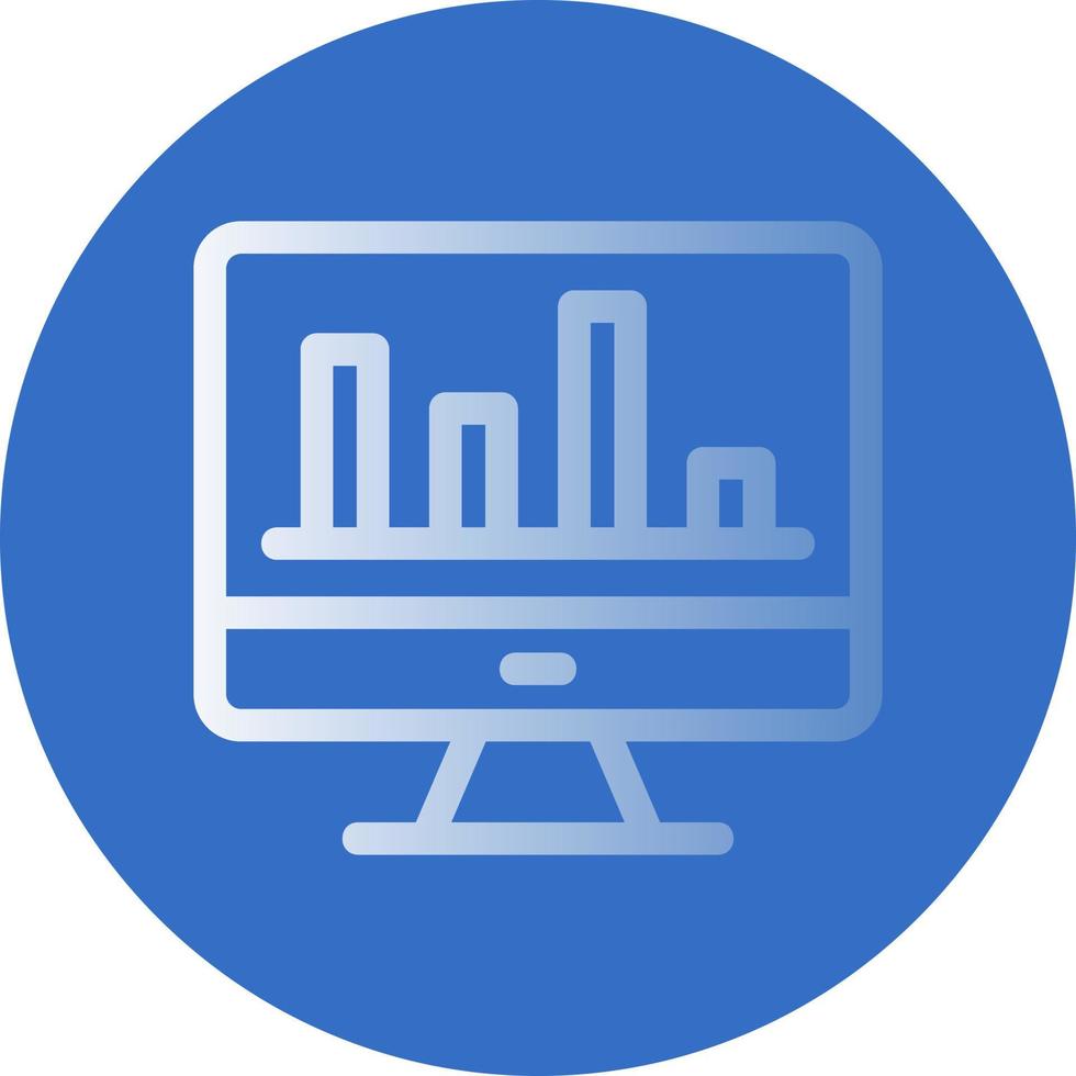 Web Analytics Vector Icon Design