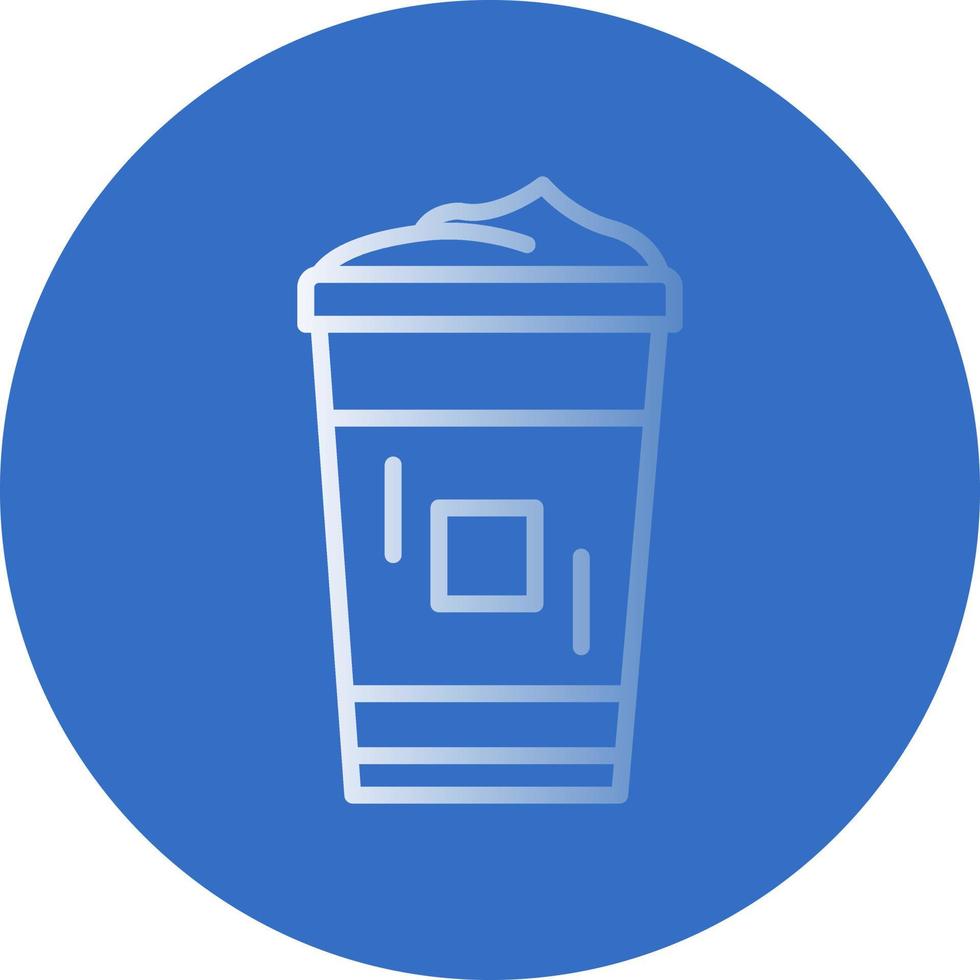 diseño de icono de vector de capuchino