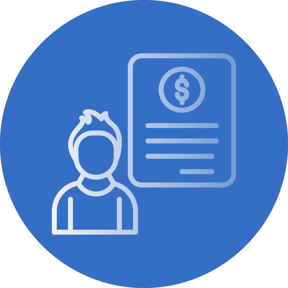 Auditor Vector Icon Design