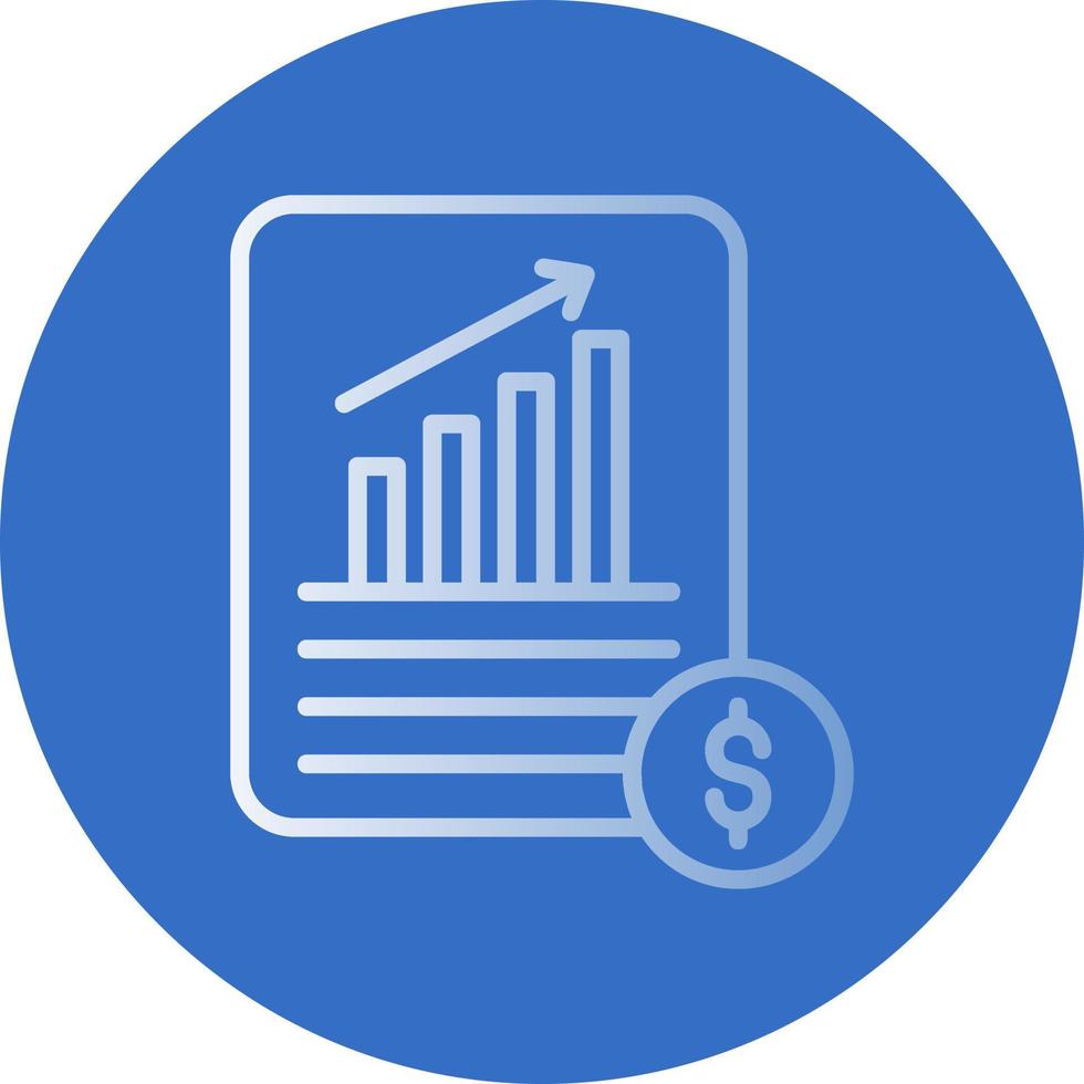 Debt Analysis Vector Icon Design